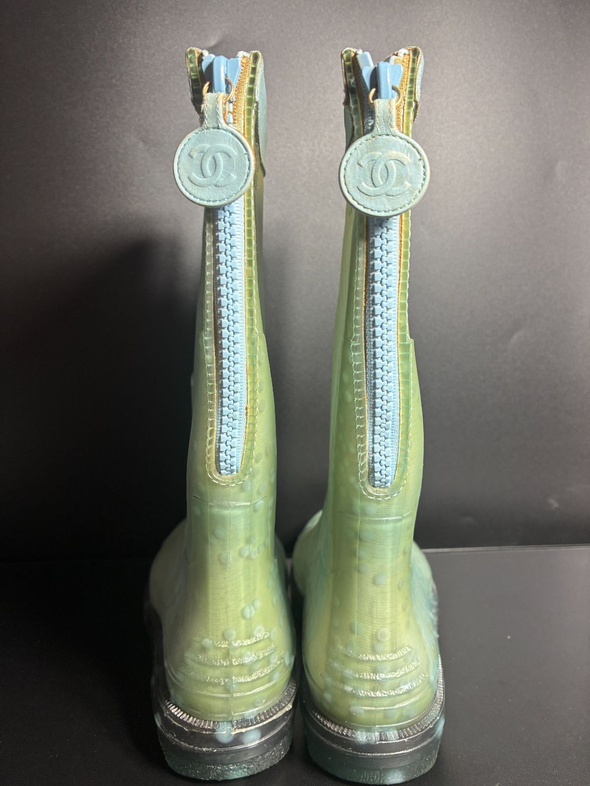 シャネル レインブーツ