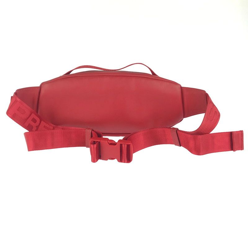 中古品】Supreme シュプリーム 23AW LEATHER WAIST BAG RED 23年秋冬