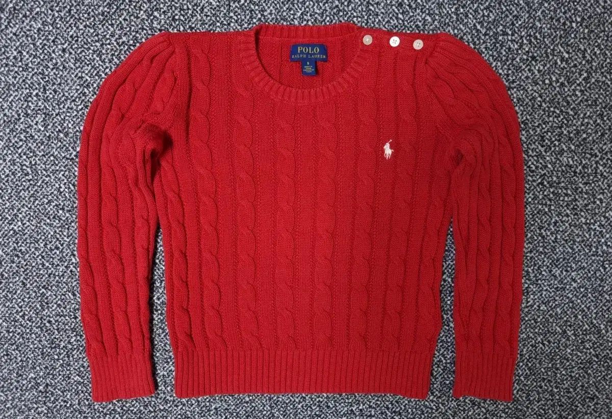 120 ポロ キッズ ケーブル ニット