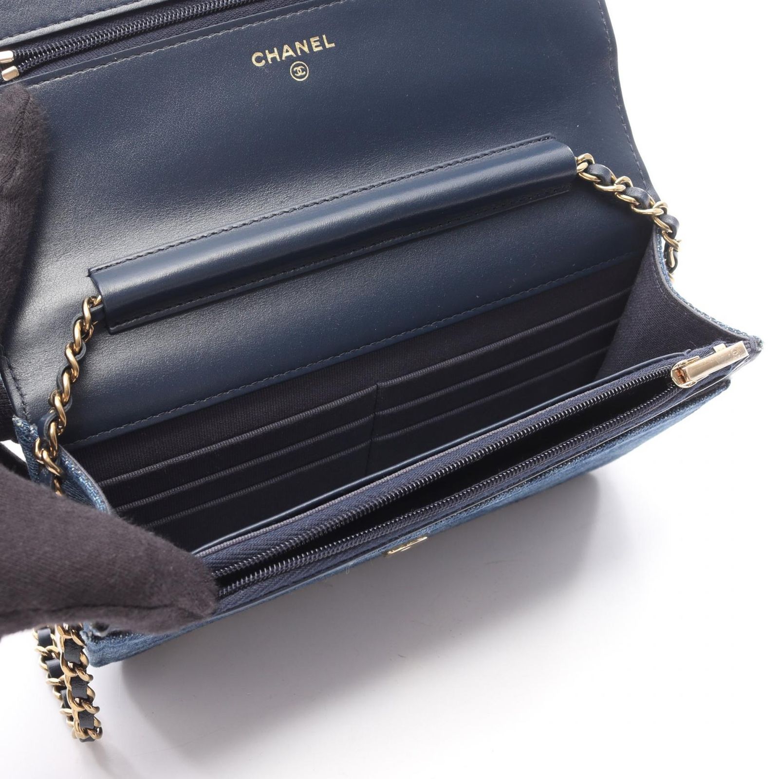 シャネル CHANEL ショルダーバッグ マトラッセ インディゴブルー