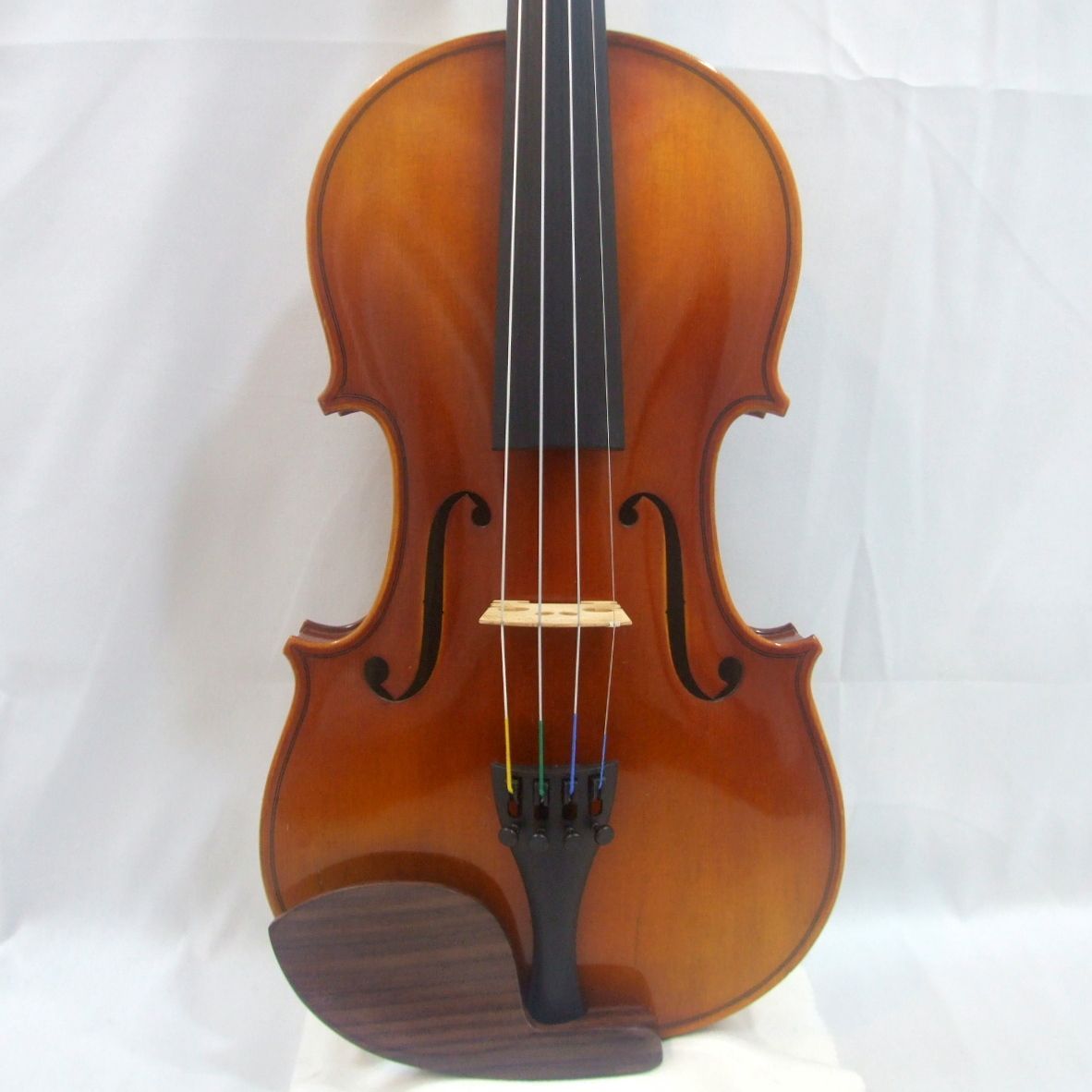 スズキ バイオリン 4 No 330 虎杢 1983年 弓 ケース アルファーユ搭載 アジャスター内臓テールピース 大人の趣味に