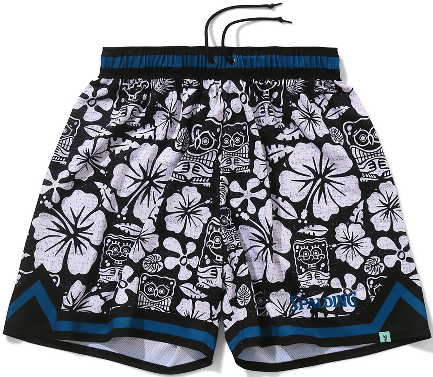 スポルディング SPALDING バスケット プラクティスパンツ スポンジ・ボブ ヴィンテージ アロハ  SMP24045S 7000 イエロー