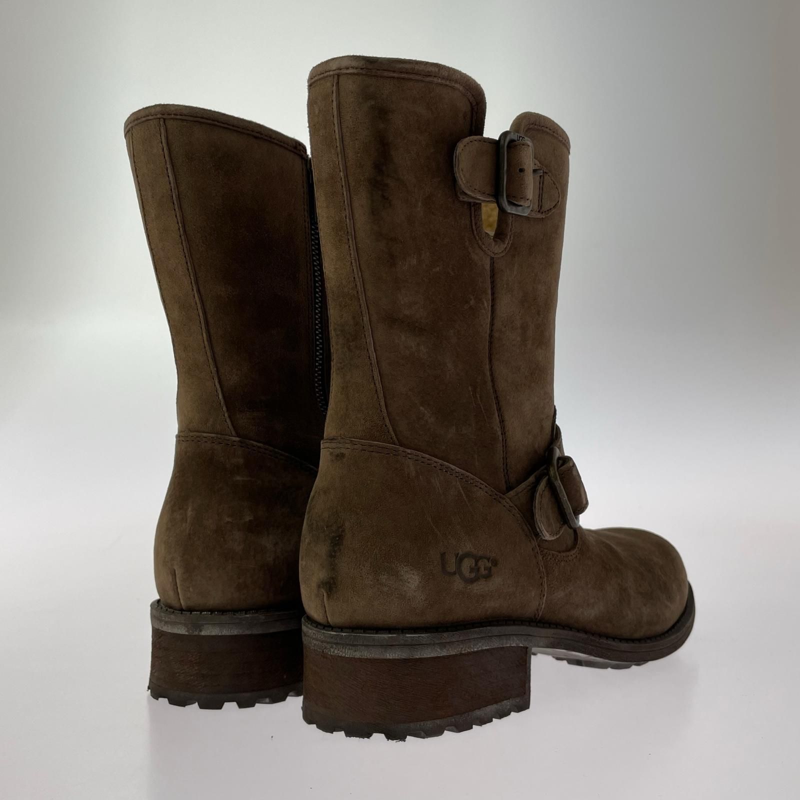 UGG アグ 1006042 ムートン エンジニアブーツ size25/ブラウン UGG アグ 1006042 ムートン エンジニアブーツ size25/ブラウン