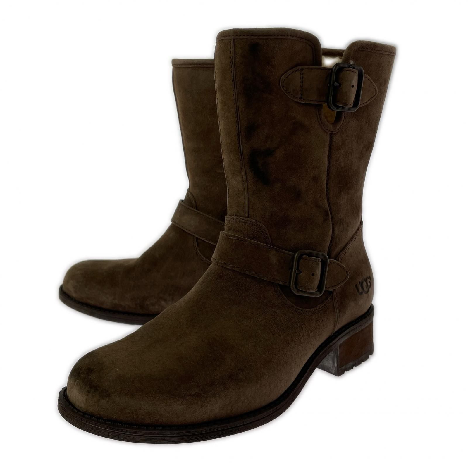 UGG アグ 1006042 ムートン エンジニアブーツ size25/ブラウン UGG アグ 1006042 ムートン エンジニアブーツ size25/ブラウン