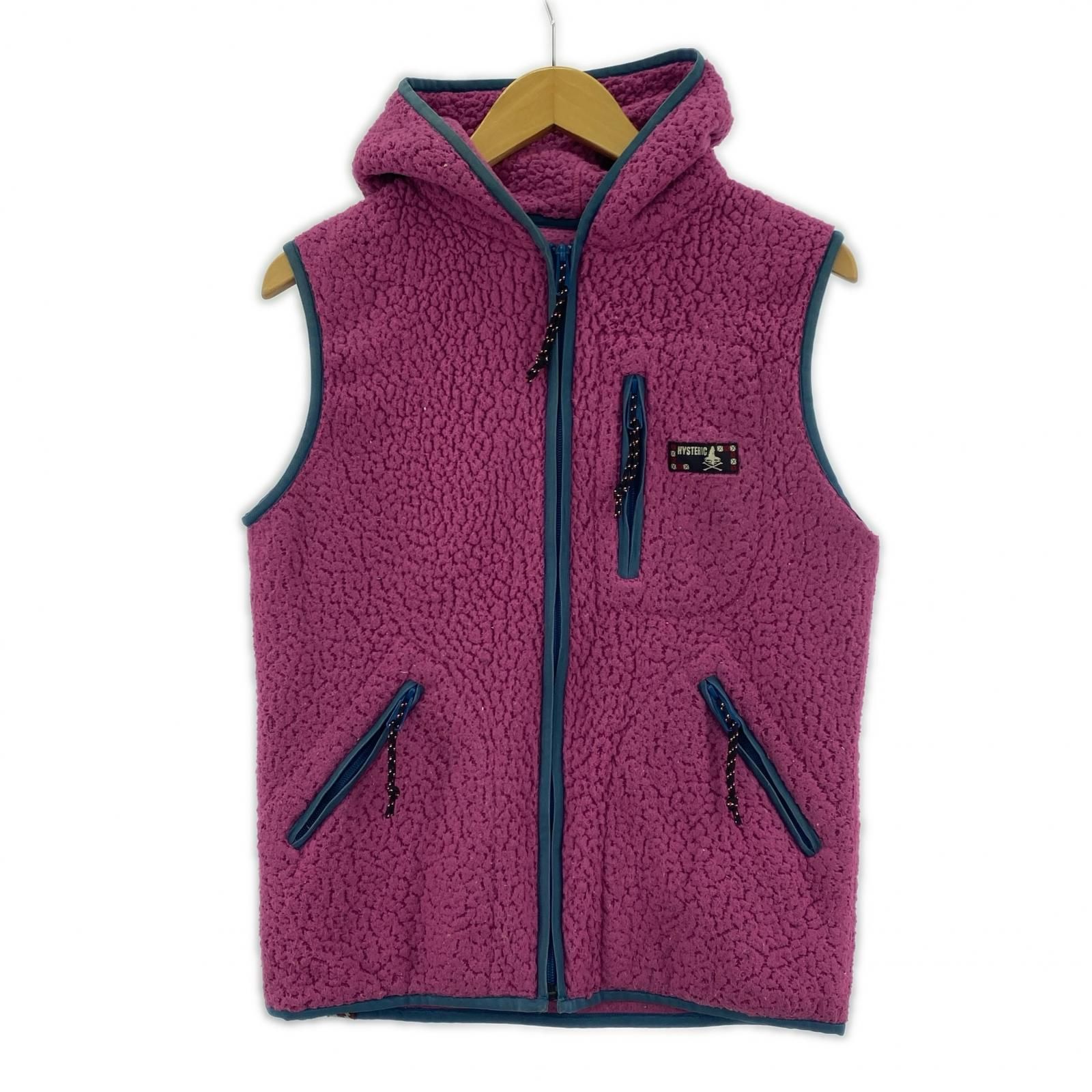 HYSTERIC GLAMOUR ヒステリックグラマー ジップアップ ボア フーデッド