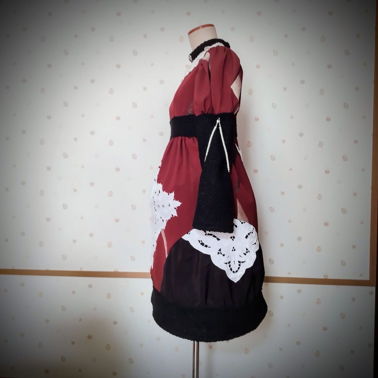 ヘッドドレス付き