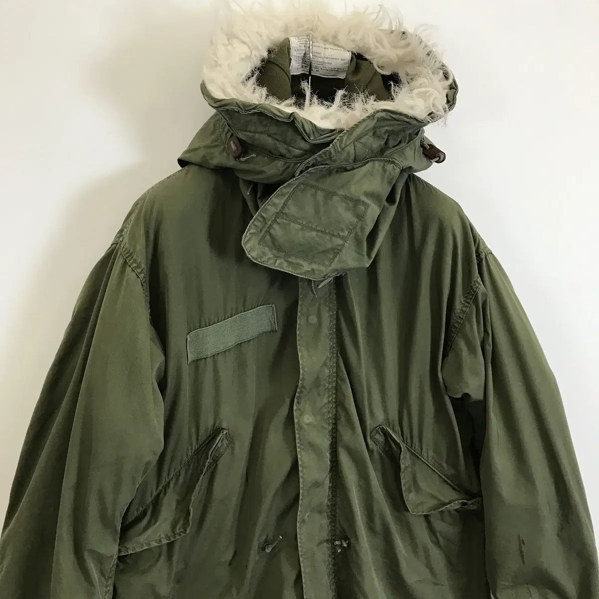 希少 70s M65 フィッシュテールパーカー Sサイズ ライナー付 ミリタリー M65 フィッシュテールパーカー 70s ライナー フード フル