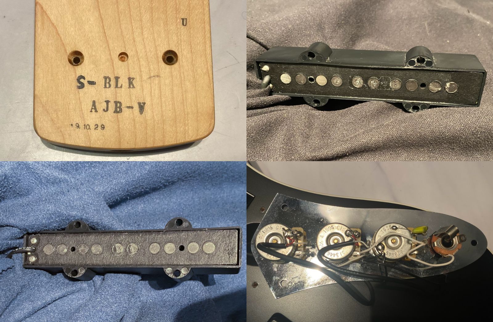  Fender Japan AJB V BLK 2019 4 610 kg GIB横浜 エレキベース ベース