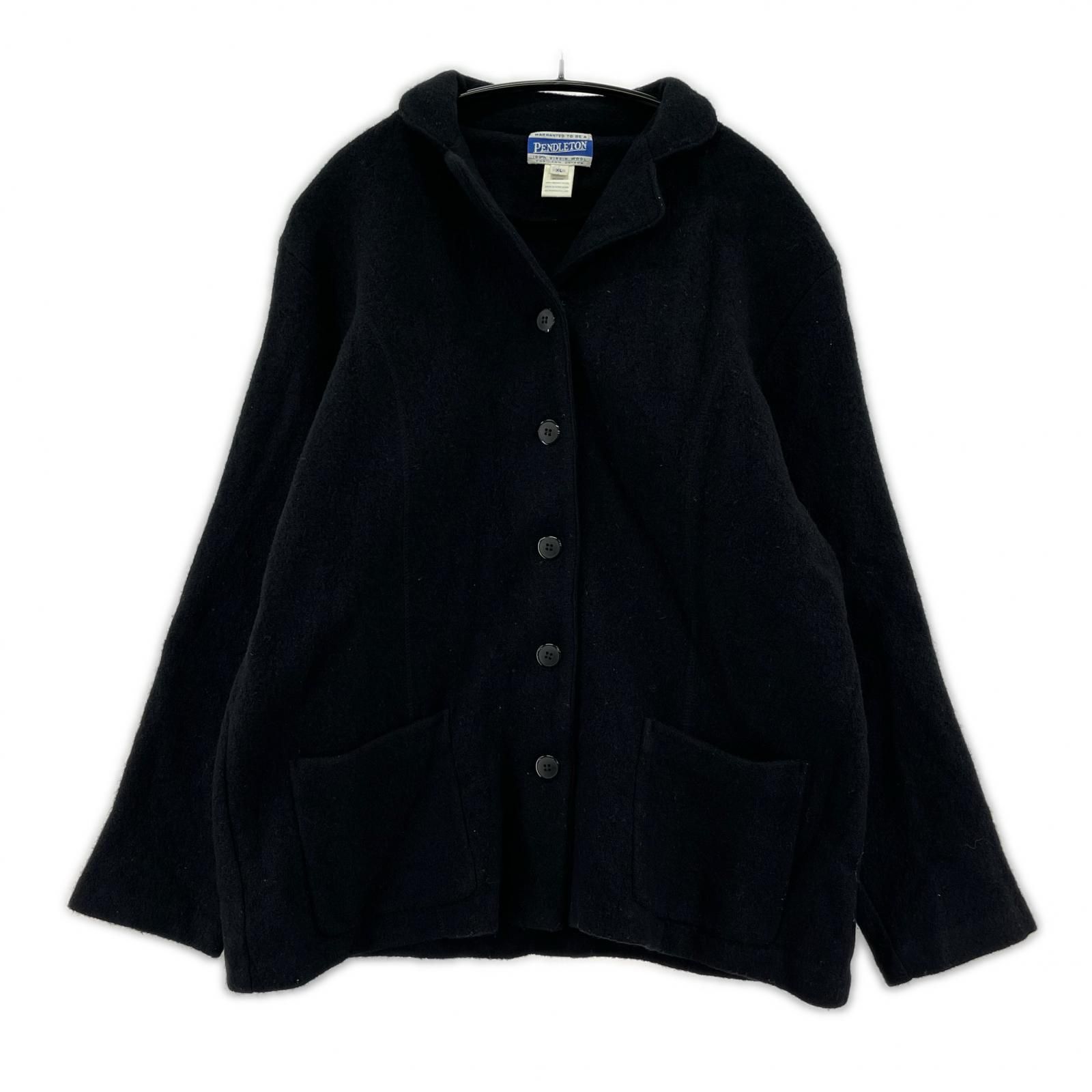 PENDLETON ペンドルトン ウールジャケット sizeXL/ブラック - メルカリ