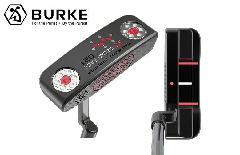 バーク ゴルフ 3 D Gecko 21 プランバーズ ネック パター ブラック