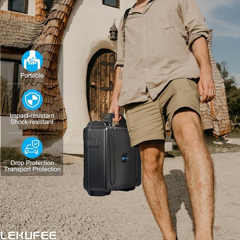  Lekufee DJI Mini 4 Pro ハードケース 3 RC N 1 防水収納ケース ハードケースのみ 防犯カメラ 防犯 セーフティ