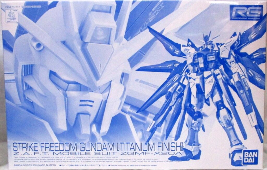BANDAI SPIRITS RG 1|144 ストライクフリーダムガンダム チタニウムフィニッシュ