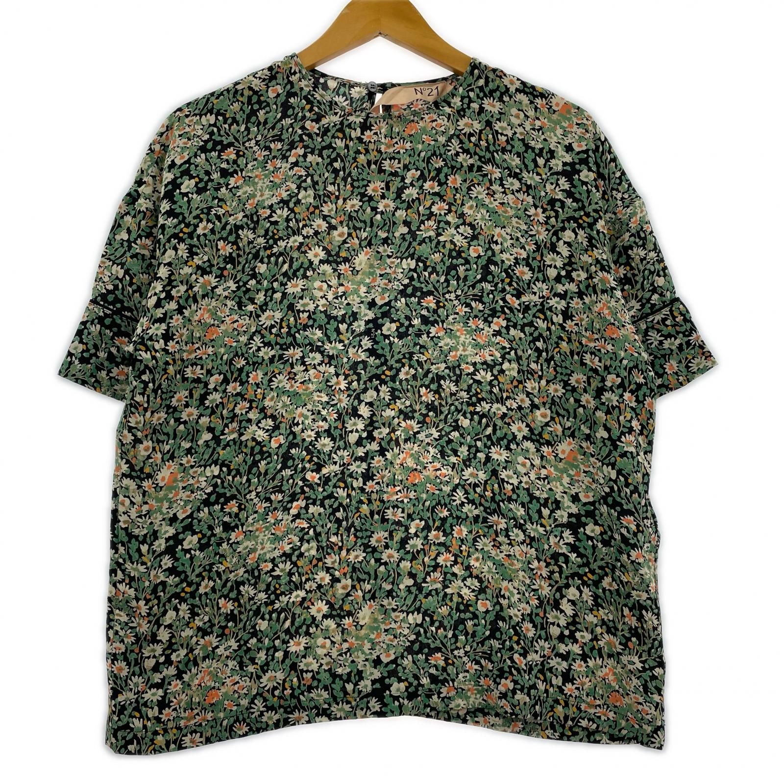 N21 numero ventuno ヌメロヴェントゥーノ 花柄ブラウス size38 