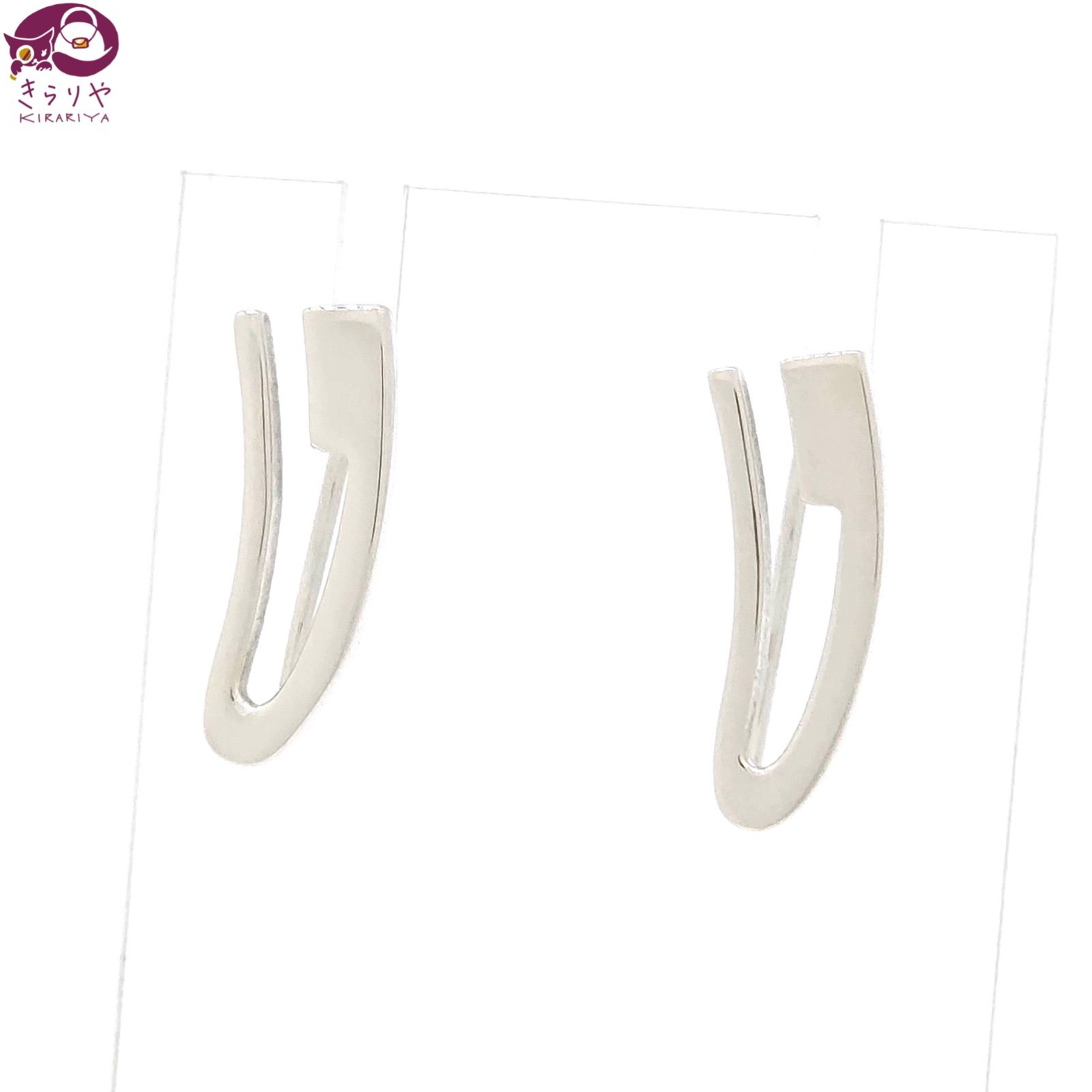 GUCCI グッチ カットアウトG ロゴ フック ピアス 両耳 スターリング