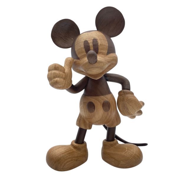 未使用 ボーイフッド BOYHOOD MICKEY MOUSE SMALL 木製フィギュア