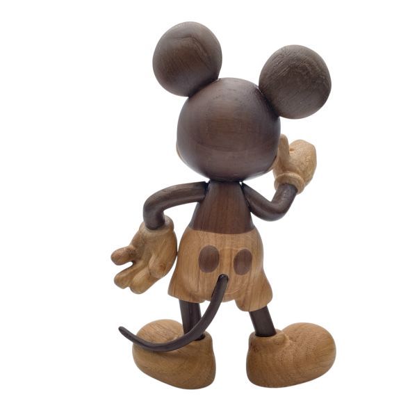  ボーイフッド BOYHOOD MICKEY MOUSE SMALL 木製フィギュア ミッキーマウス Disney オブジェ 置物 ブラウン系 天然オーク材 S5Y268 北欧雑貨 置物 インテリア小物