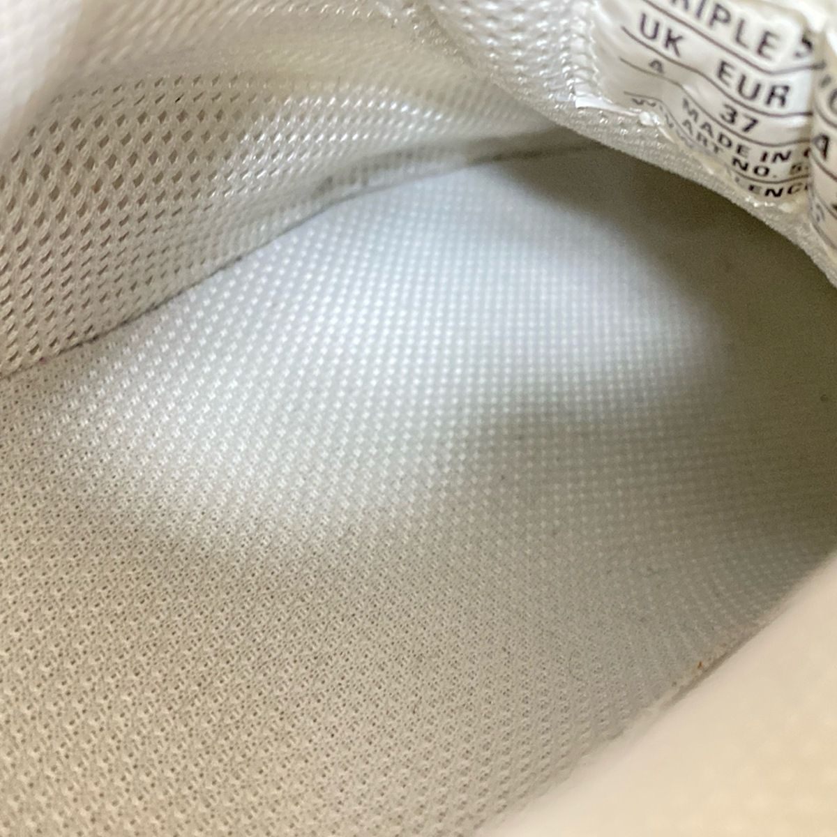 バレンシアガ スニーカー 24 5 レディース トリプルS 白 テーパード スニーカー 