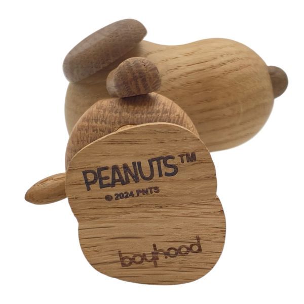  ボーイフッド BOYHOOD SNOOPY MINI 木製フィギュア スヌーピー ミニ PEANUTS オブジェ 置物 ブラウン系 天然オーク材 S5Y269 小物雑貨 置物 インテリア小物
