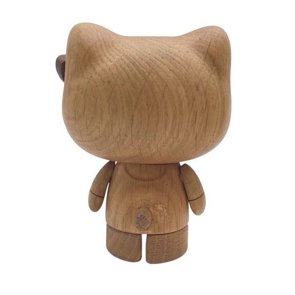  ボーイフッド BOYHOOD HELLO KITTY Mini 木製フィギュア ハローキティ サンリオ オブジェ 置物 ブラウン系 天然オーク材 S5Y271 卓上トレイ 置物 インテリア小物