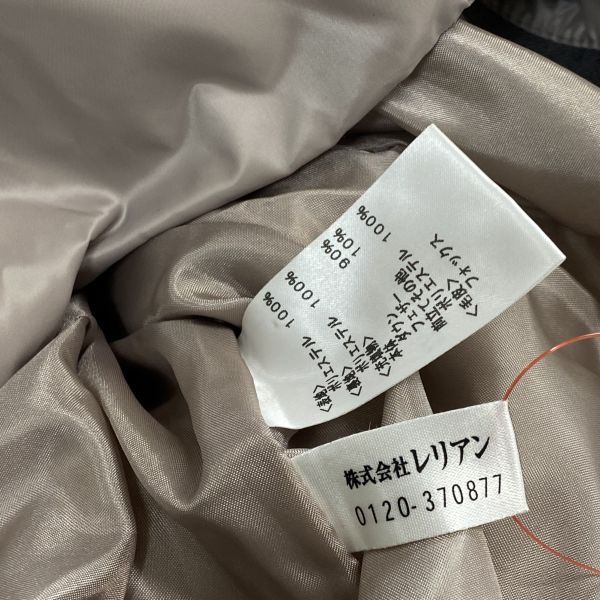 ◇ レリアン Leilian フォックスファーダウンコート ロング丈 長袖