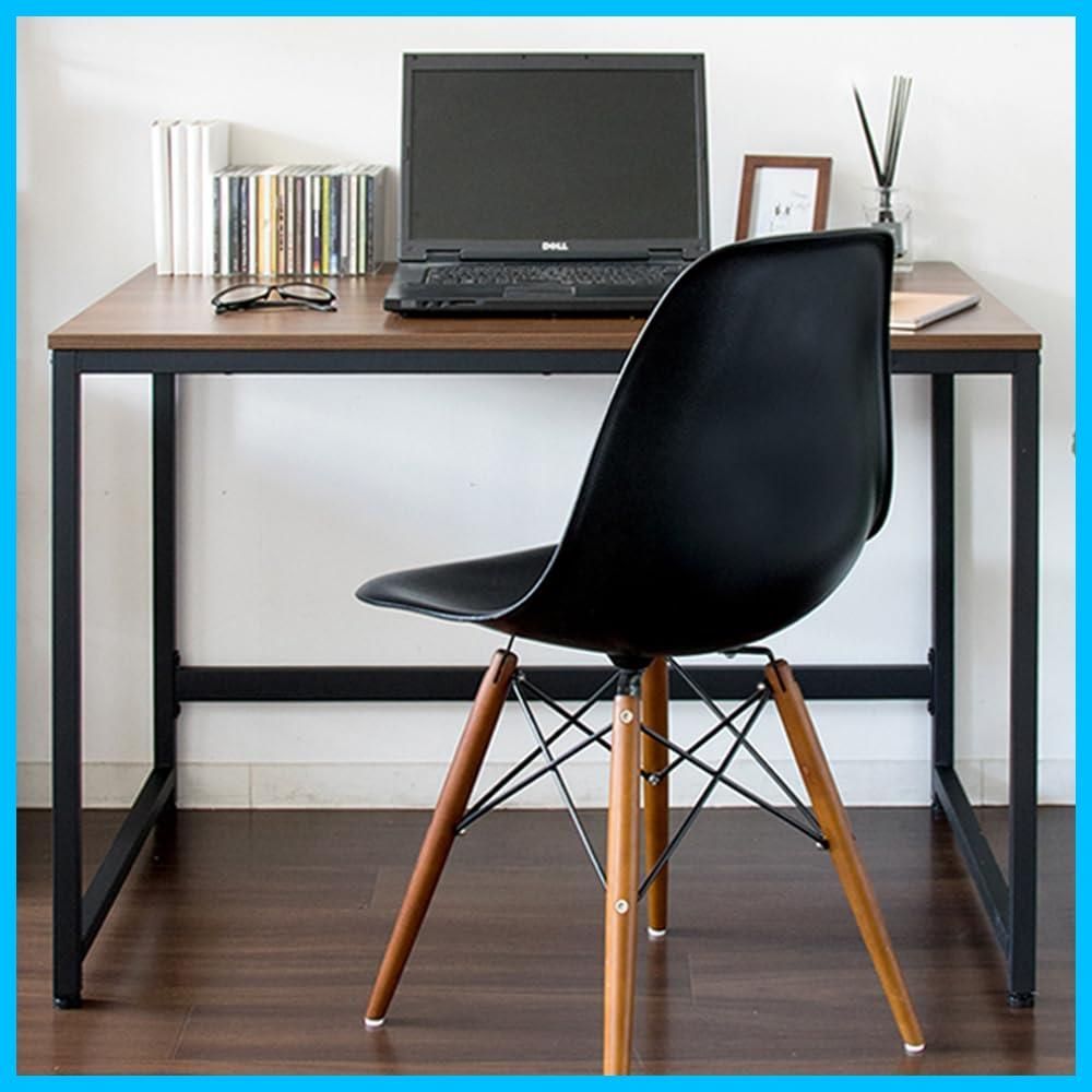 パソコンデスク デスク オフィス アイリスプラザ 机 PCデスク テレワーク 幅100㎝ PCDES 100 ブラック ブラウン