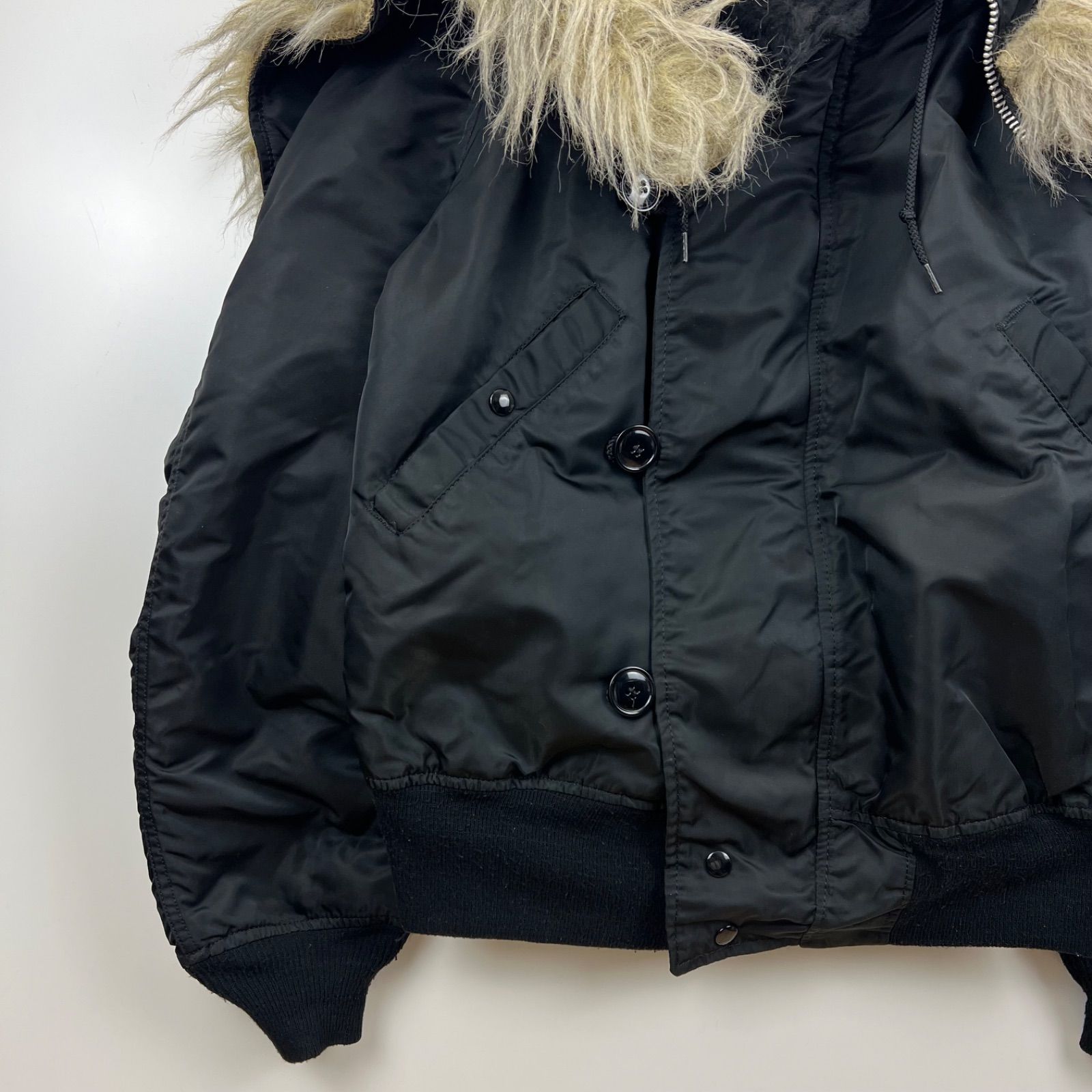 ALPHA INDUSTRIES 90s USA N-2B flight jacket j-6278F M アルファ N2B