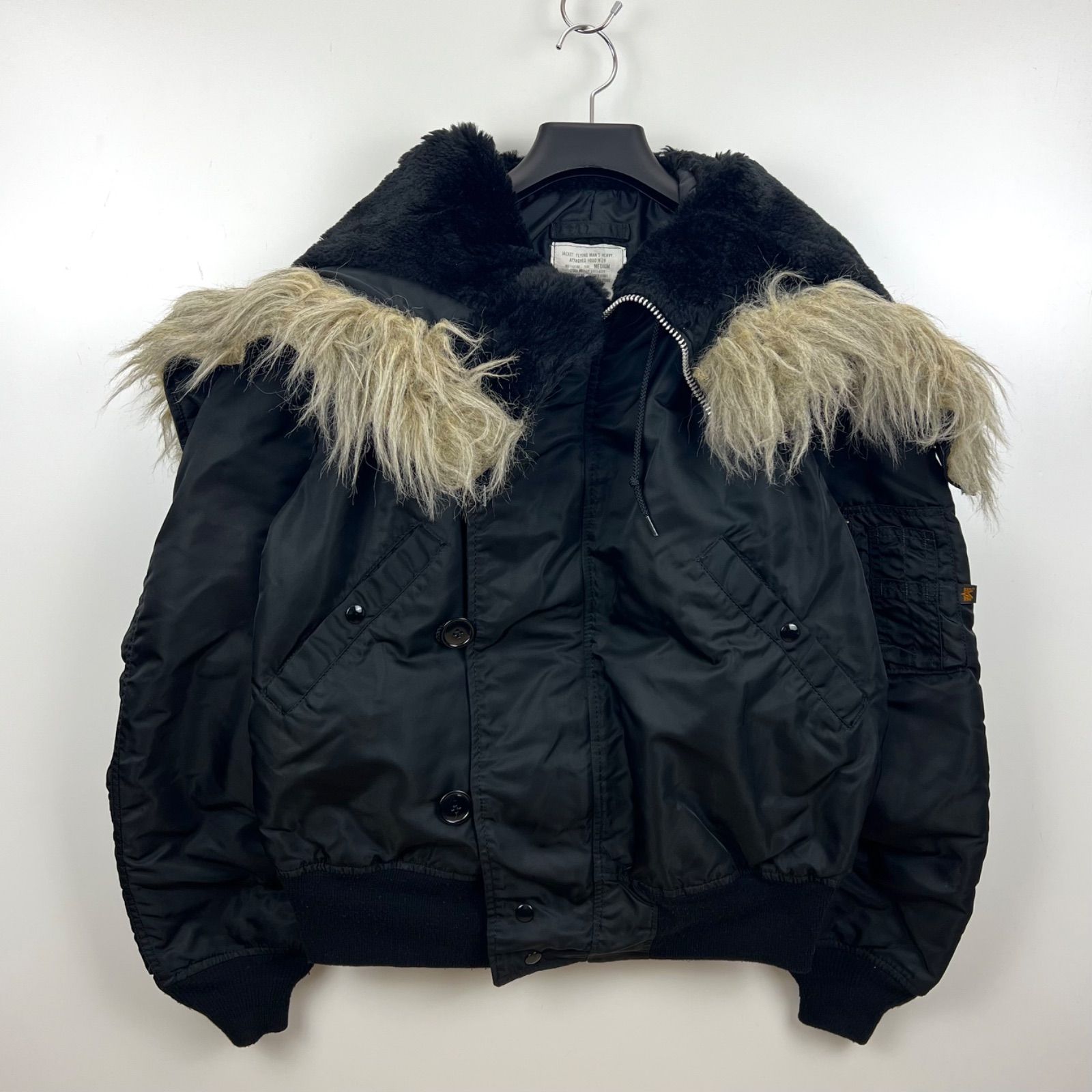 ALPHA INDUSTRIES 90s USA N-2B flight jacket j-6278F M アルファ N2B