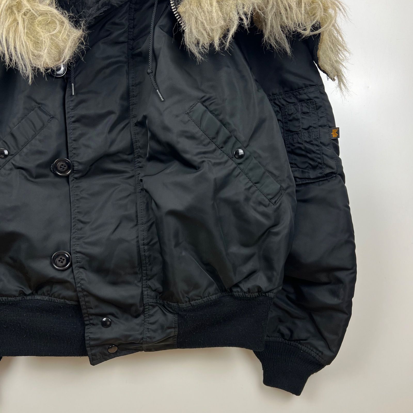ALPHA INDUSTRIES 90s USA N-2B flight jacket j-6278F M アルファ N2B