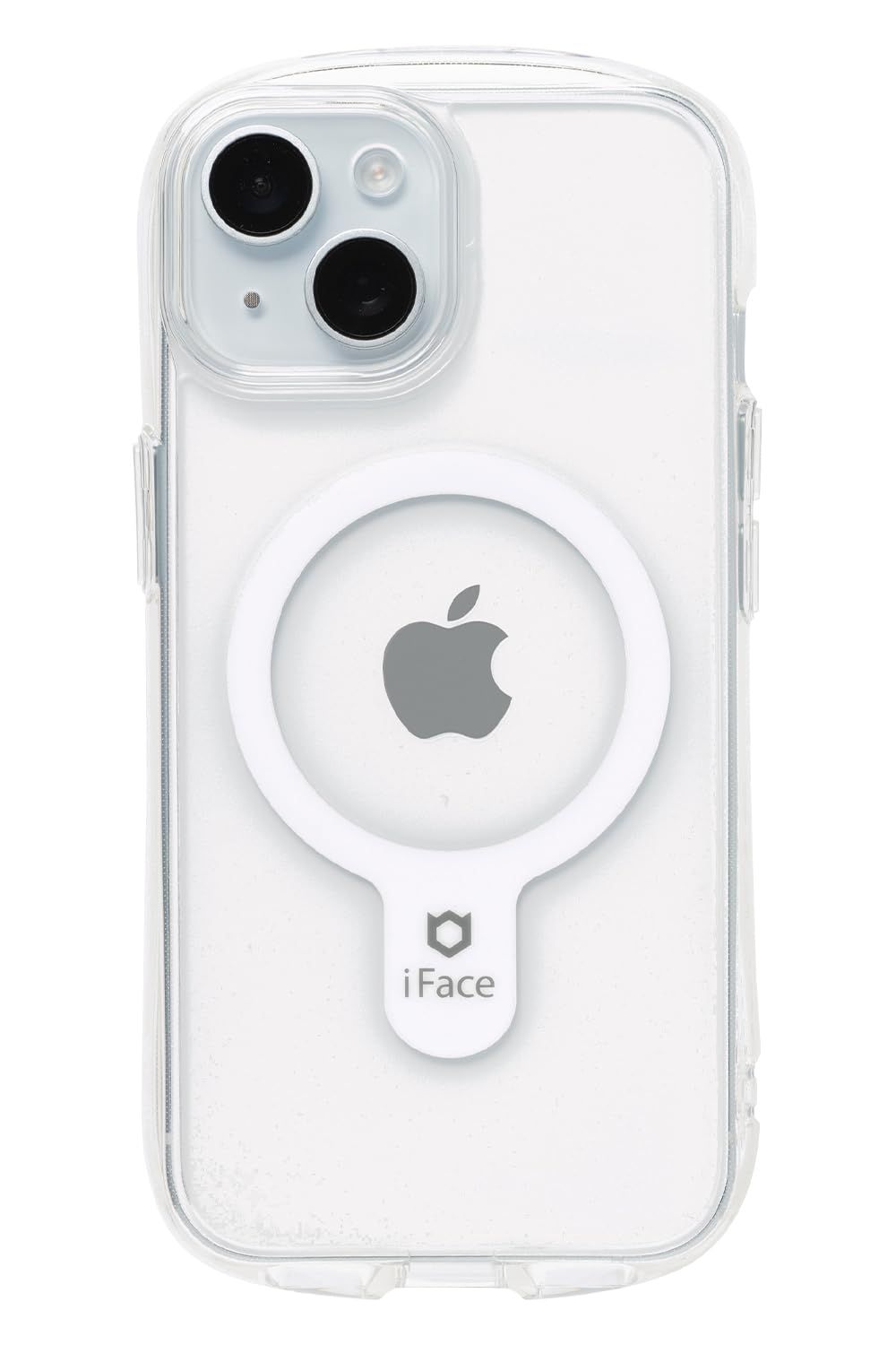 iFace Look in Clear Hybrid Magnetic iPhone 15 ケース MagSafe 対応 (クリア)【アイフェイス アイフォン15 用 iphone15 用 カバー MagSafe 対応 耐衝撃 透明 クリアケース ストラップ 