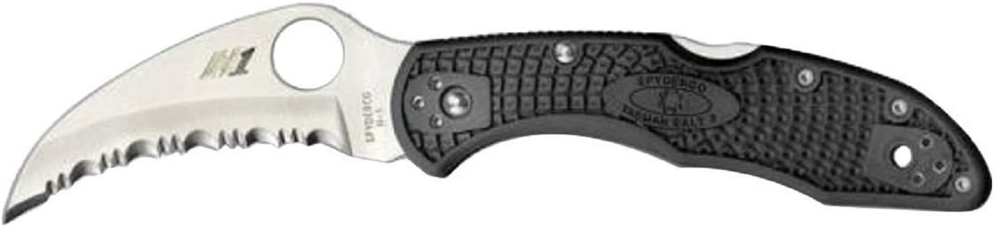 スパイダルコ Spyderco タスマンソルト2 H 1 ブラック 波刃 182 mm