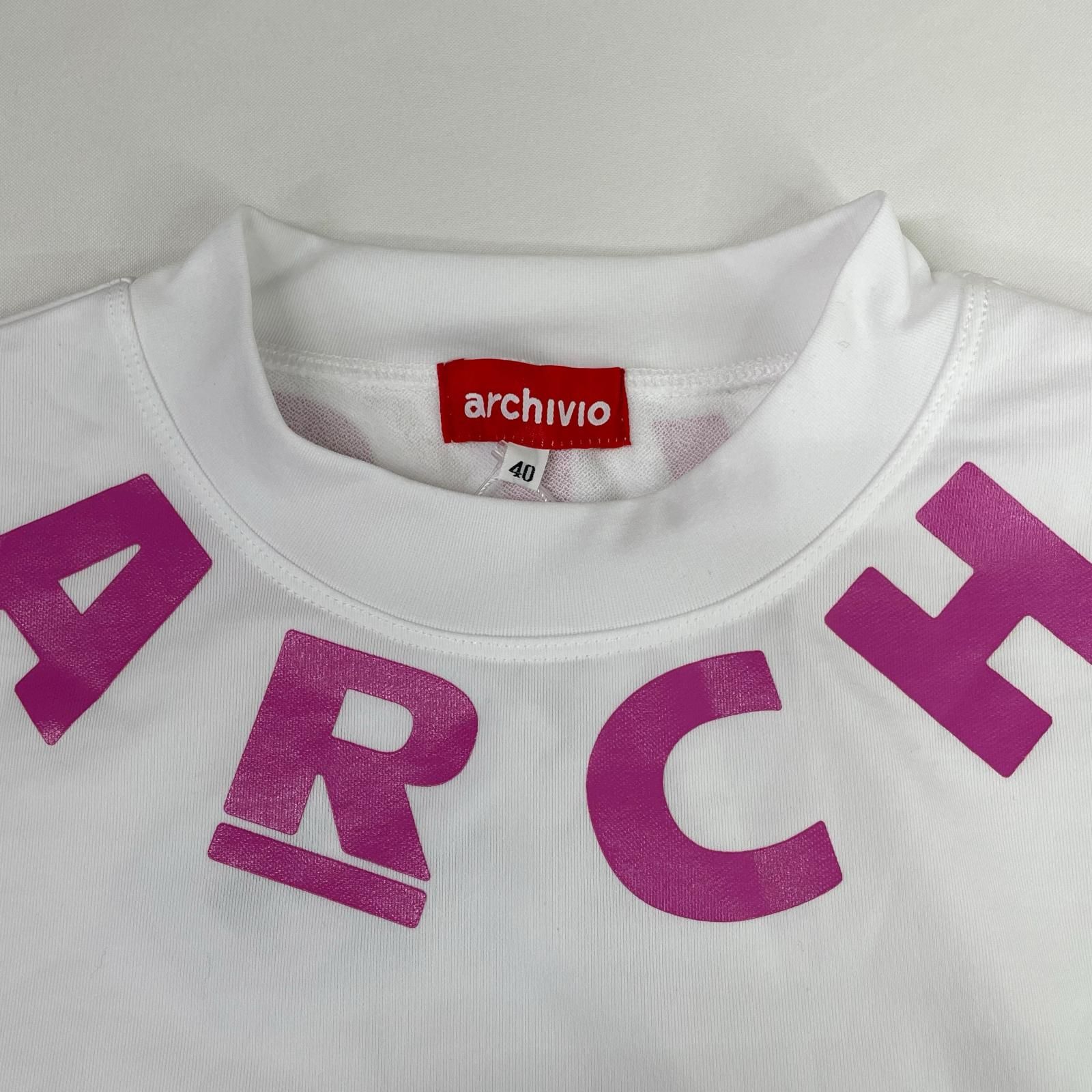 未使用品 レディース アルチビオ archivio 長袖シャツ 40(L) 白