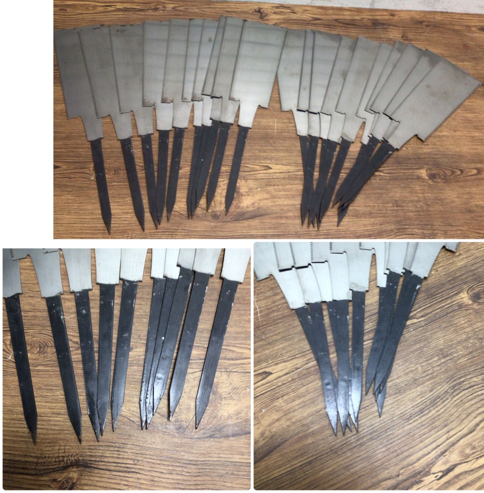  11461 五味伊平 両刃鋸 替刃 セット 240 mm 約8寸 木工用 大工道具 伝統刃物 刃物工具 信州スワ 両刃のこぎり のこぎり