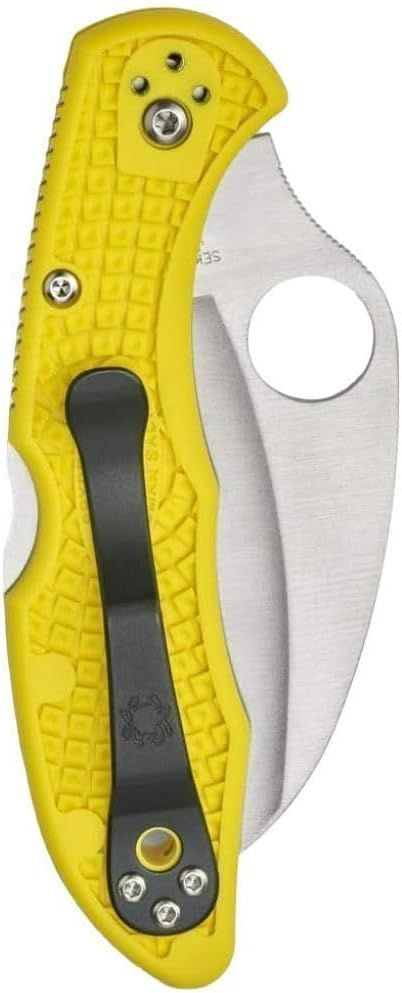 スパイダルコ Spyderco タスマンソルト2 H-1 イエロー 波刃 182 mm