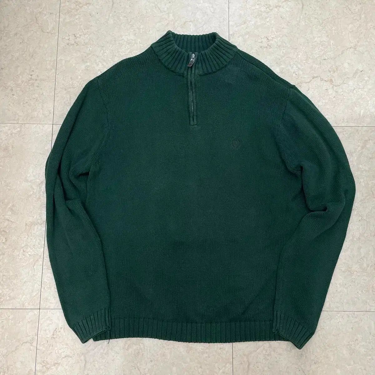 (2XL) CHAPS チャプス ハーフジップアップ ニット