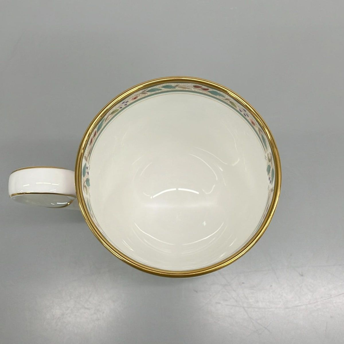 Noritake ノリタケ マグカップ 白 ライトピンク マルチ 花柄