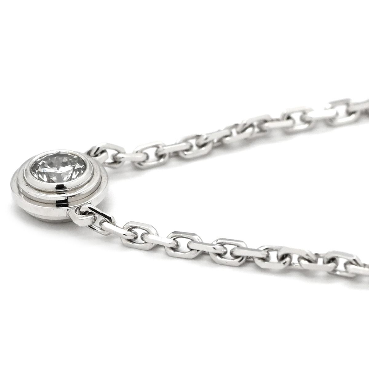 カルティエ Cartier ネックレス ダムール XS ホワイトゴールド 