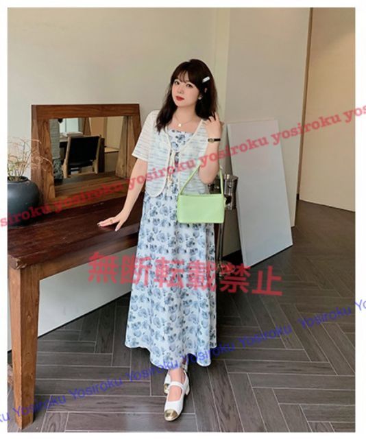 ボレロ 花柄キャミワンピース