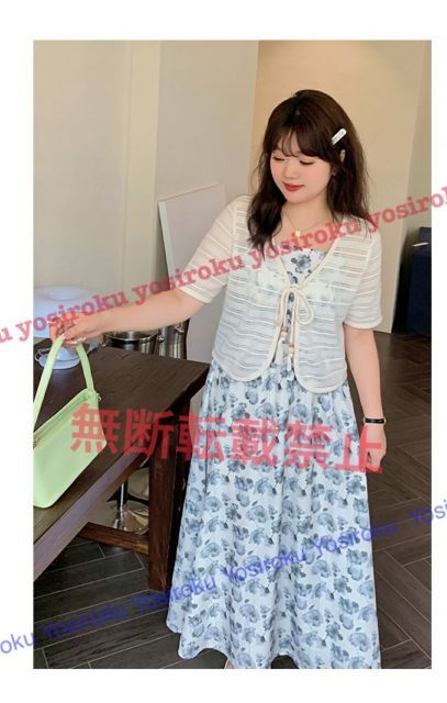 ボレロ 花柄キャミワンピース