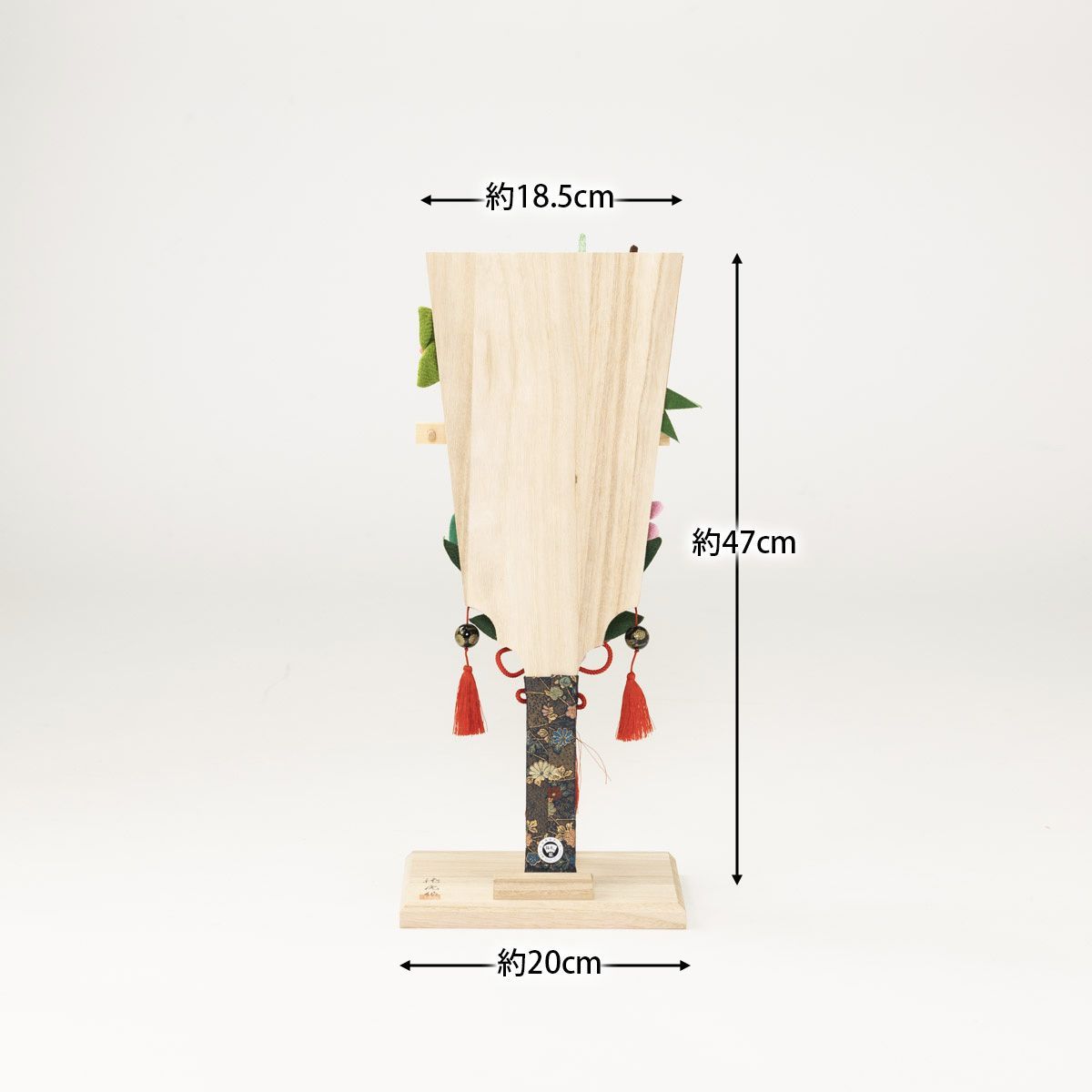 羽子板 ちりめん押し絵 / 花飾り（台付き）C kazari-346.jpg