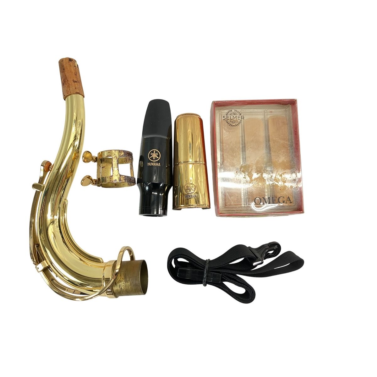 YAMAHA YTS 32 テナー サックス リガチャー マウスピース ハードケース付き ヤマハ 管楽器