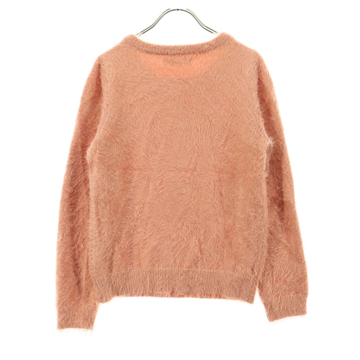 美品 CECIL McBEE セシルマクビー 長袖 ビジュー シャギー ニット M 