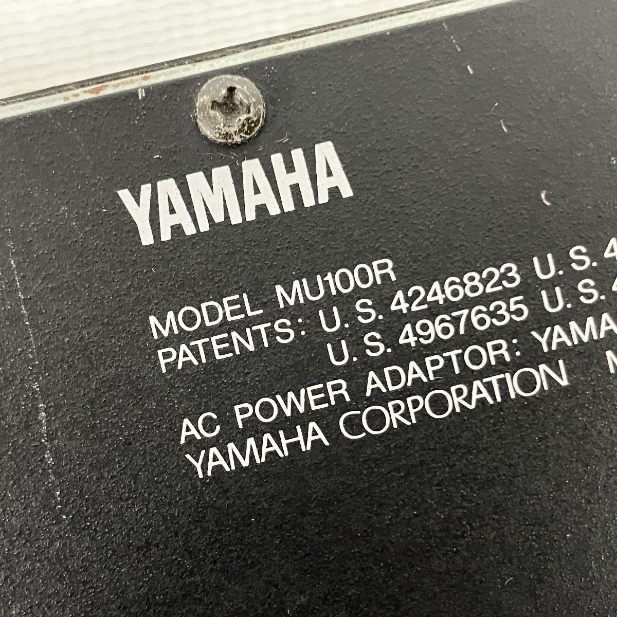 YAMAHA ヤマハ MU100R Tone Generator 音源モジュール トーン