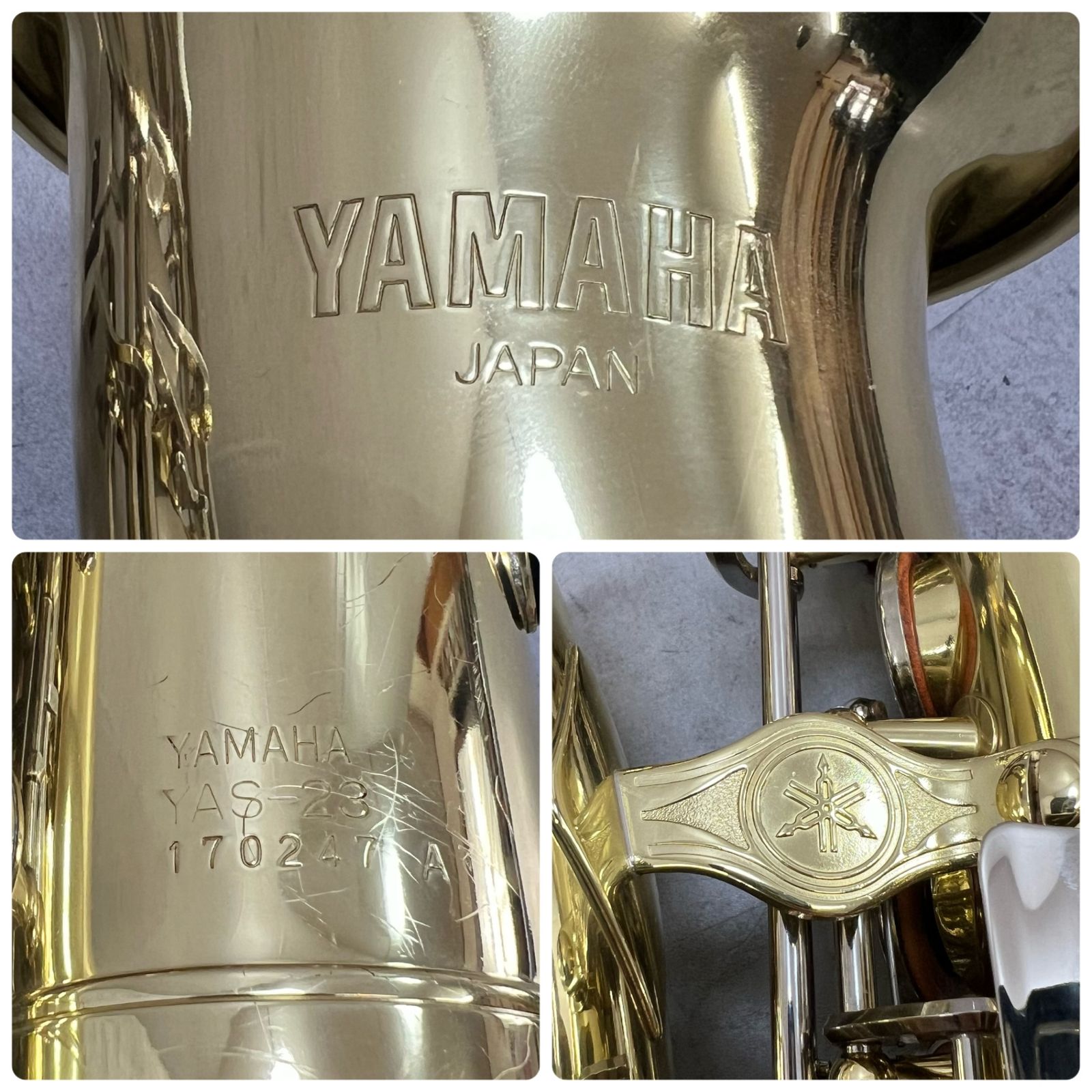  YAMAHA ヤマハ YAS-23 アルトサックス ALTO SAXPHONE 管楽器 E♭ ラッカー 学生 ビンテージ サックス本体 サックス