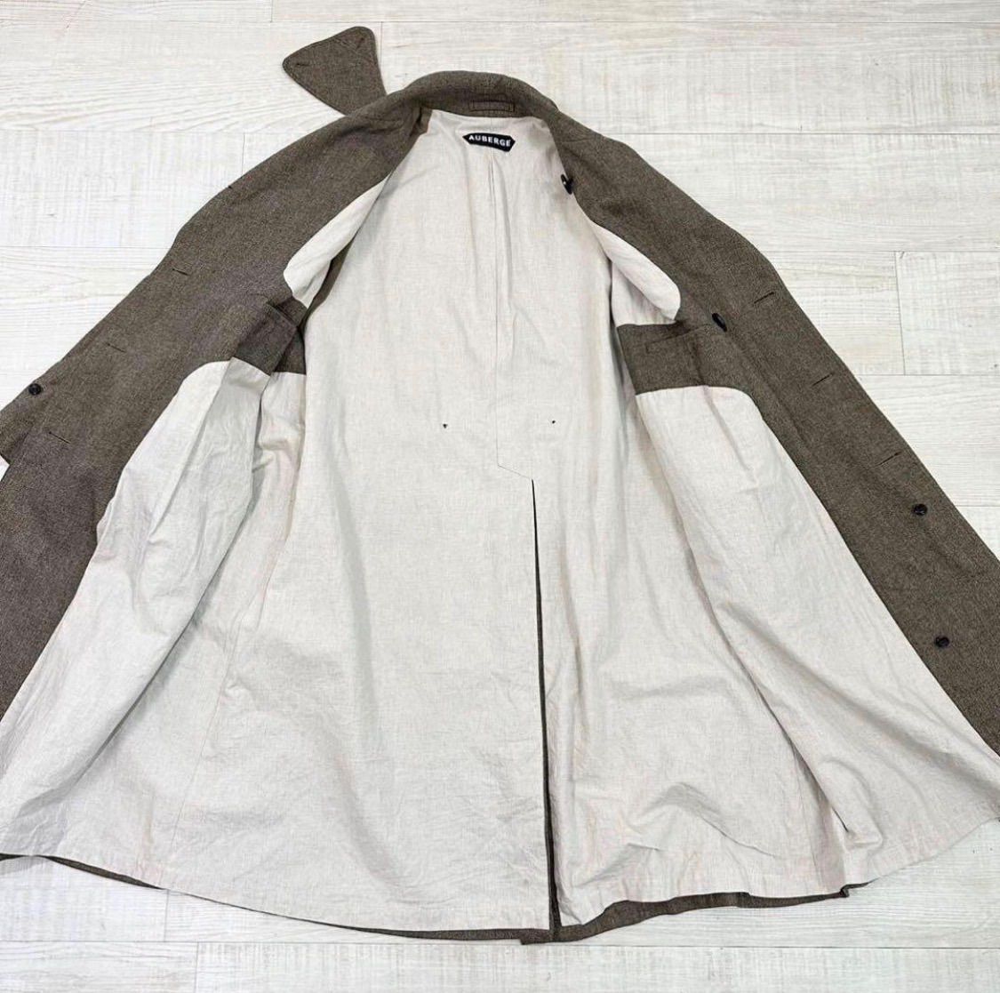 AUBERGE CHARIOT 御者コート 44 オーベルジュ 21aw 2021 AUBERGE オーベルジュ CHARIOT 御者 コート ダブル COAT