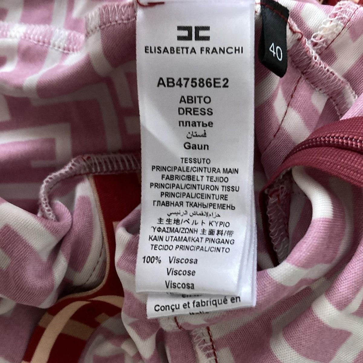 エリザベッタフランキ ワンピース サイズ40 M レディース - レッド