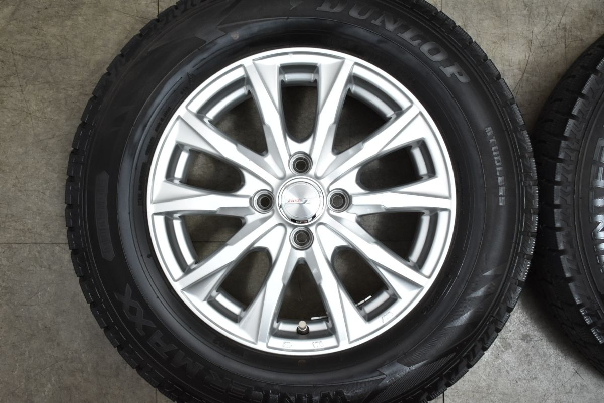 ライズ ロッキーに WEDS JOKER 15 in 5 J 42 PCD 100 ダンロップ WM 02 195 70 R レックス ガソリン車 インチダウンサイズ 車両コネクティビティ 15インチ 