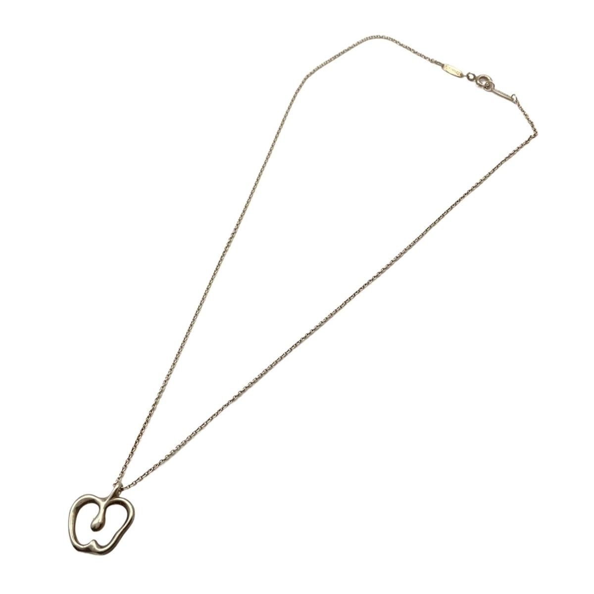 TIFFANY Co ティファニー ネックレス アップル シルバー