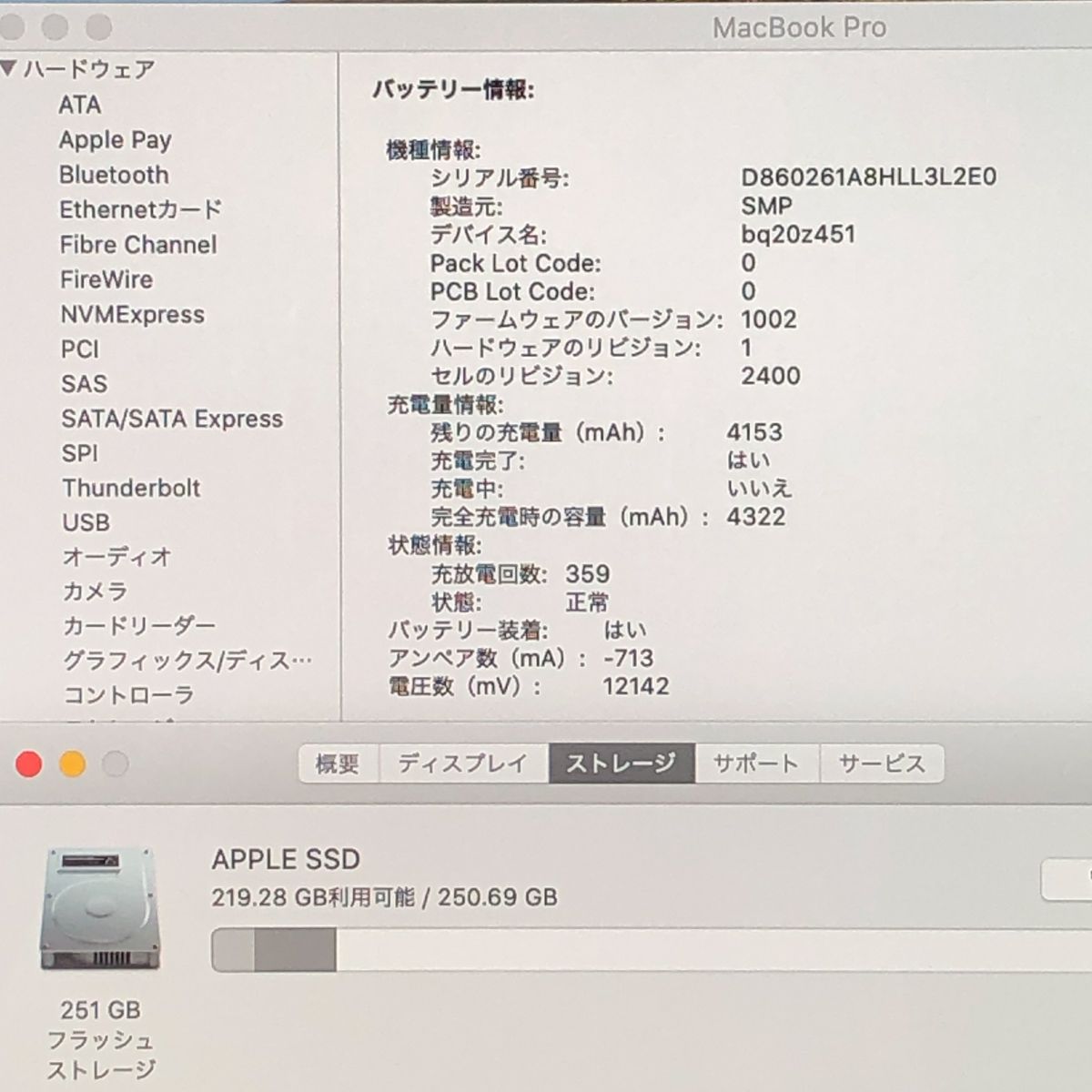 ◇ジャンク品・本体のみ◇Apple MacBook Pro (13インチ 2020