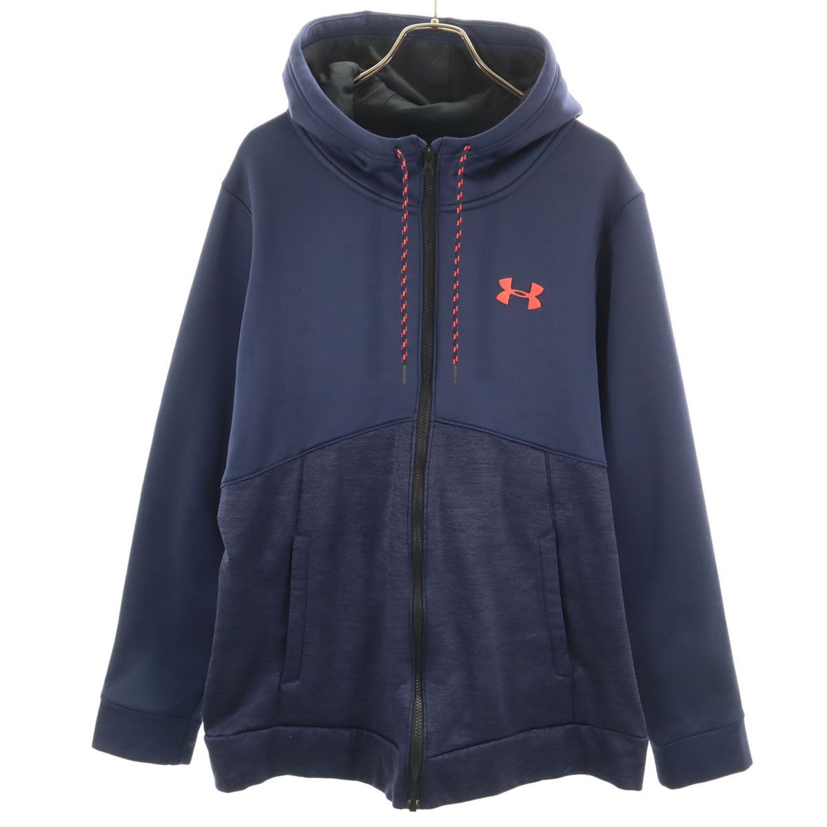 メンズ UNDER ARMOUR アンダーアーマー 長袖 ジップパーカー XXL