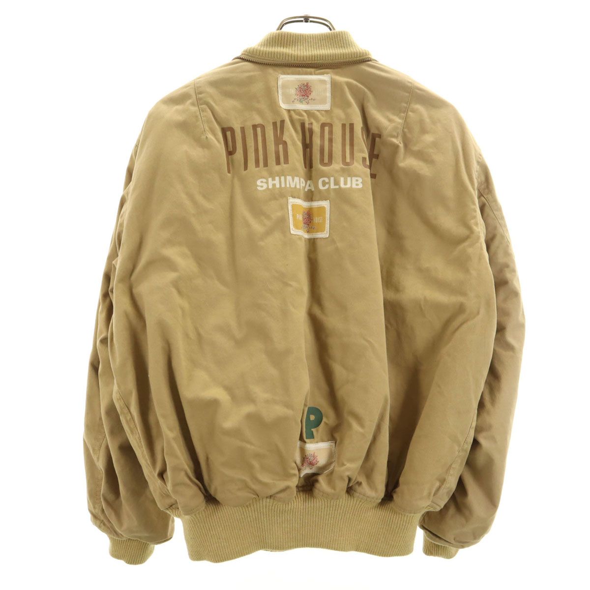 PINK HOUSE ピンクハウス 日本製 ブルゾン ベージュ 薄中綿入り